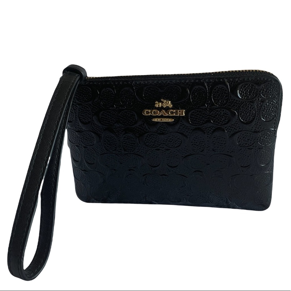 SOLD Coach Wristlet - Black